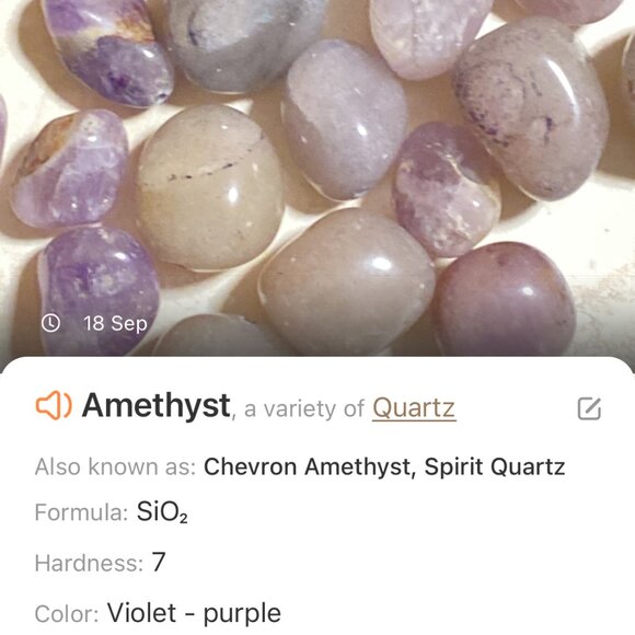 Rustic Amethyst Tumbled Stone Necklace, Genuine Gemstone + Copper Chain - Picture 13 of 15